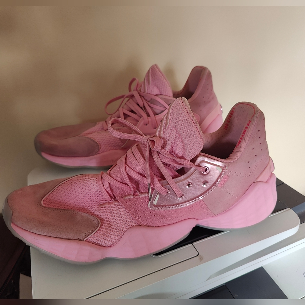Adidas Harden Vol. 4 “Pink Lemonade” Size 15 Has Wear - Picture 4 of 13